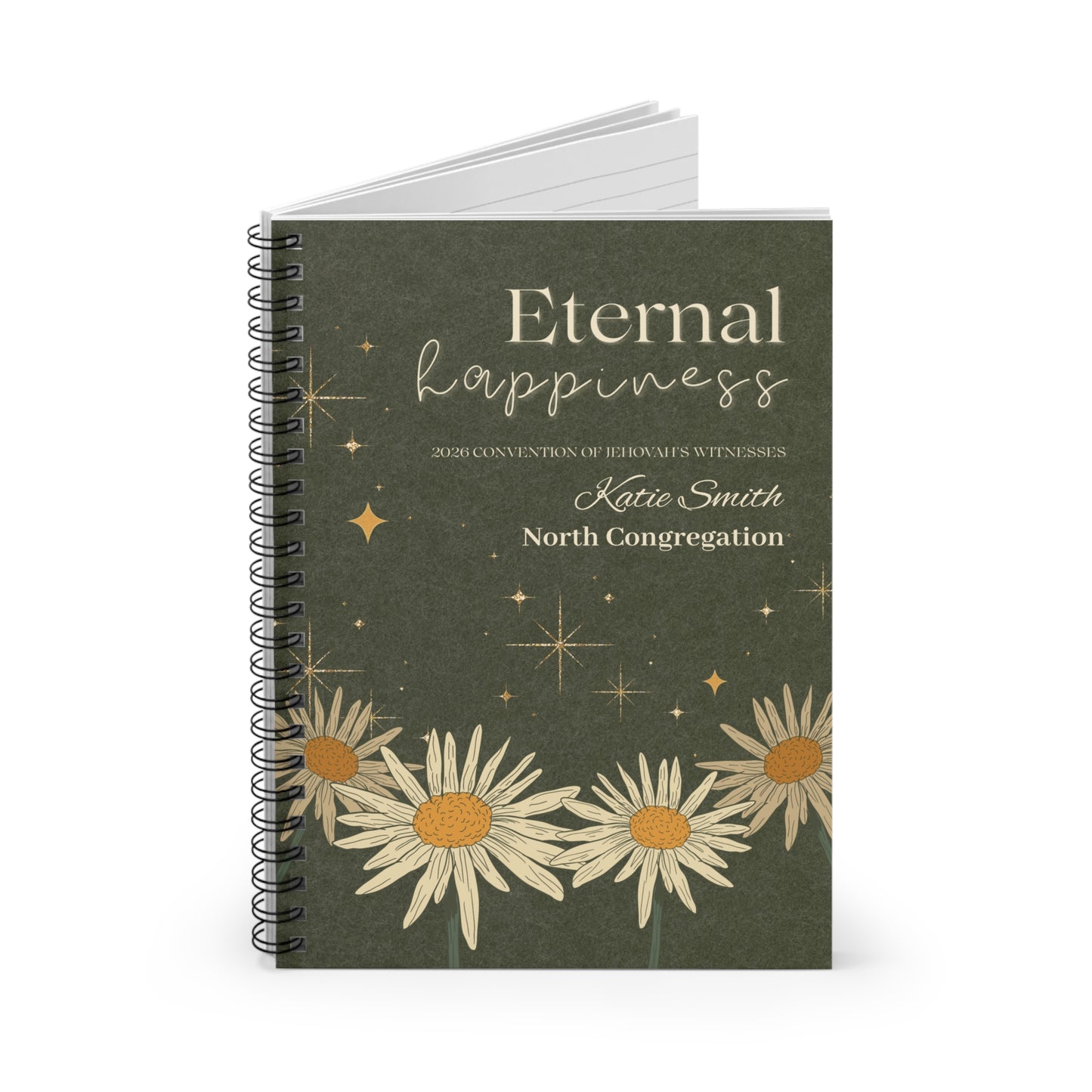 Eternal Happiness Personalized 2026 Regional Convention Notebook JW