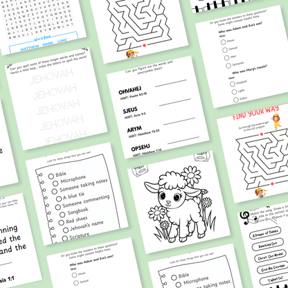 JW Kids Activity Pages (5-13)