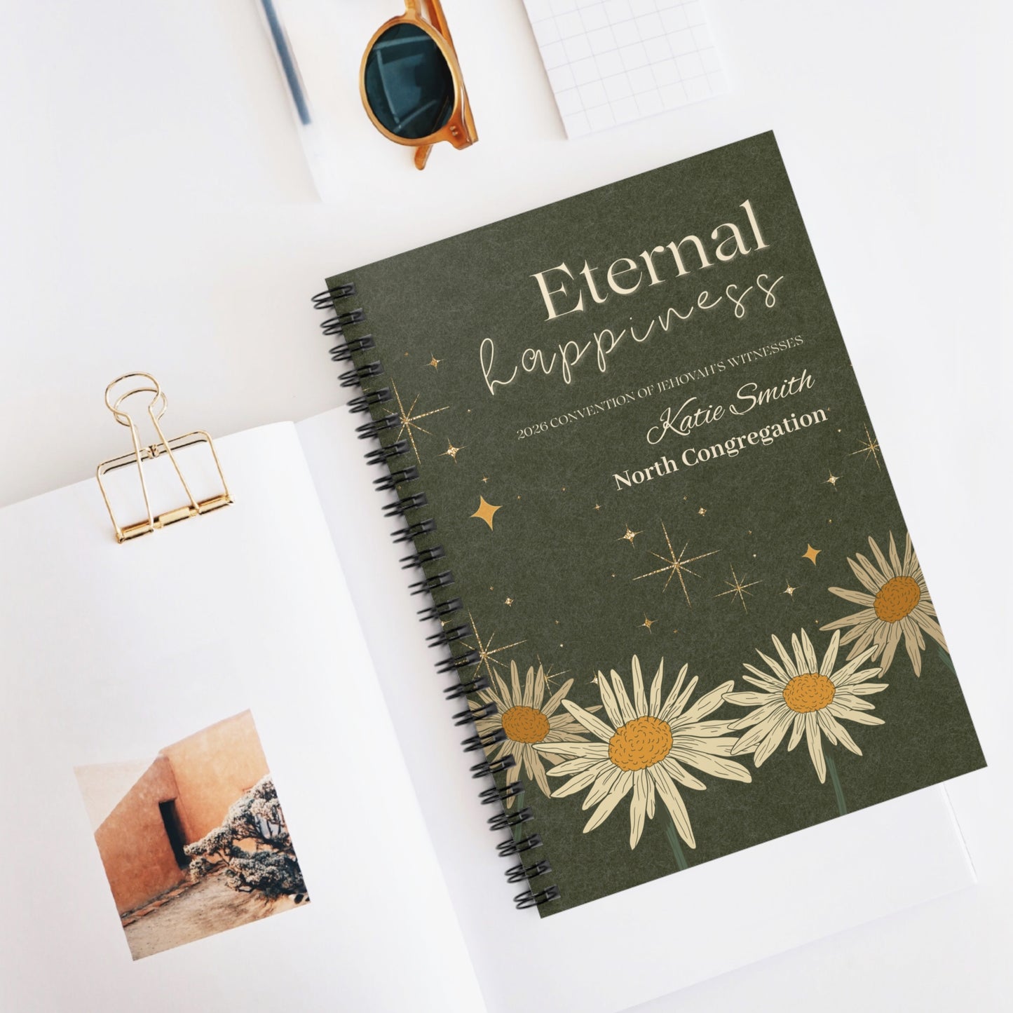 Eternal Happiness Personalized 2026 Regional Convention Notebook JW