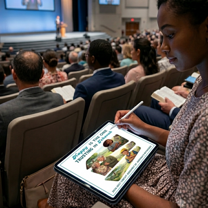 "Happy Is the One Trusting in Jehovah" Digital & Printable Notebook for the 2026-2027 Circuit Assembly