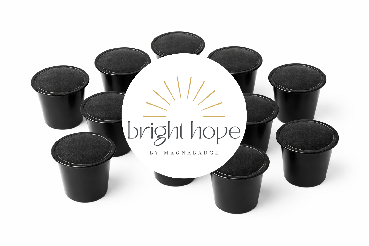 12 Pack Single Serve Coffee Capsules – MagnaBadge